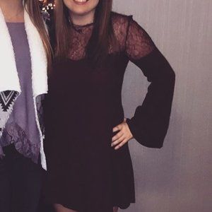 Red Long Sleeve Dress